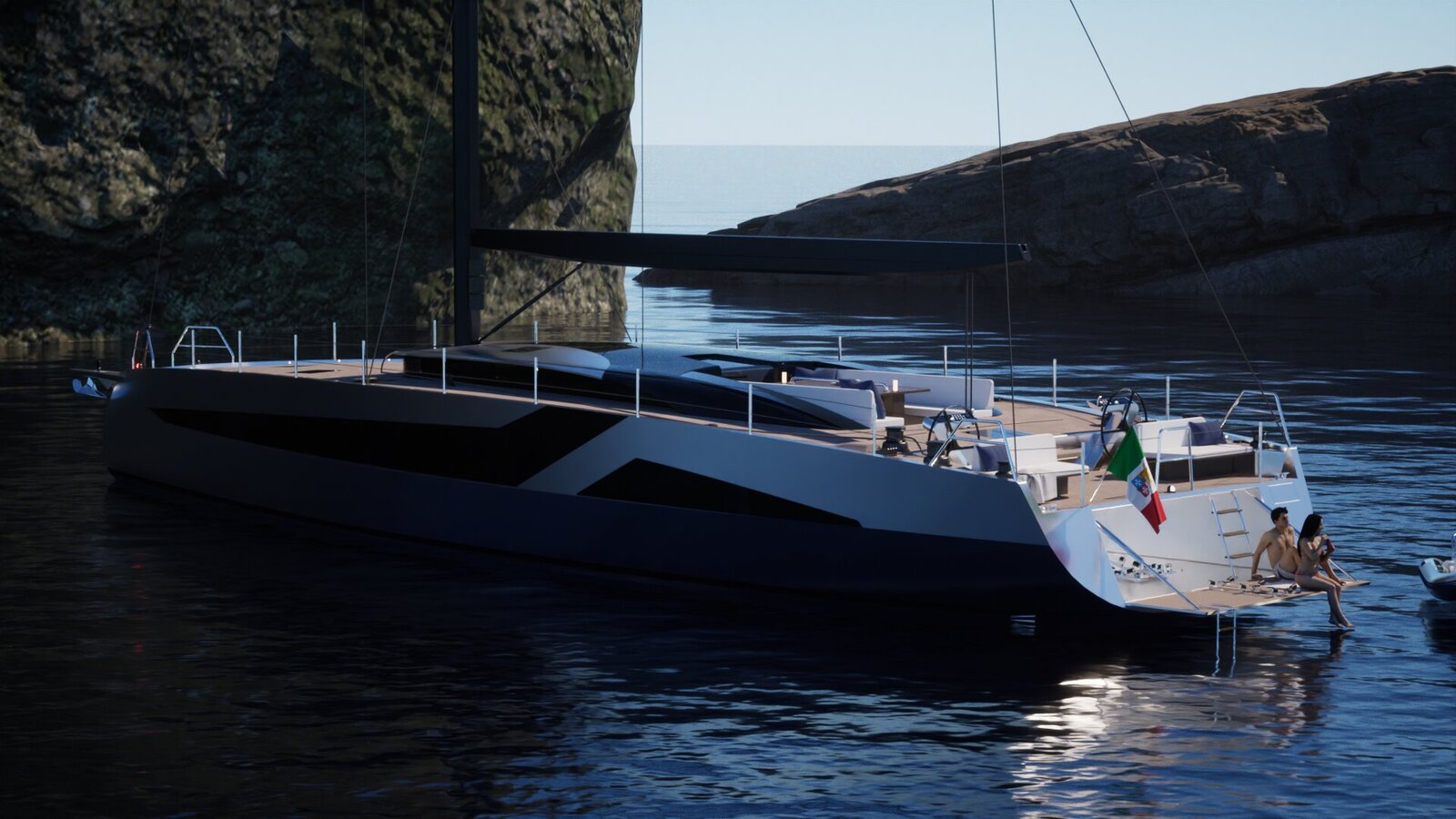 TETHYS — sailing view